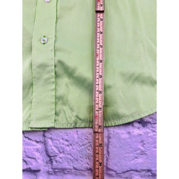 NOT FOR SALE       CINCH Men's Long Sleeve Button Down Shirt Large Green - Picture 8 of 9